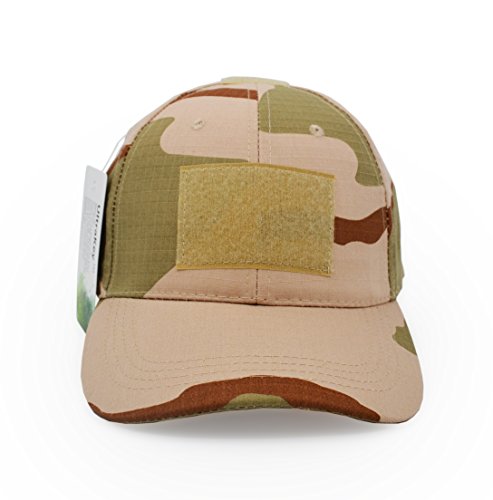 UltraKey Military Tactical Operator Cap, Outdoor Army Hat Hunting Camouflage Baseball Cap - color: Desert Camouflage