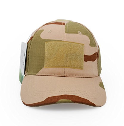 UltraKey Military Tactical Operator Cap, Outdoor Army Hat Hunting Camouflage Baseball Cap - color: Desert Camouflage
