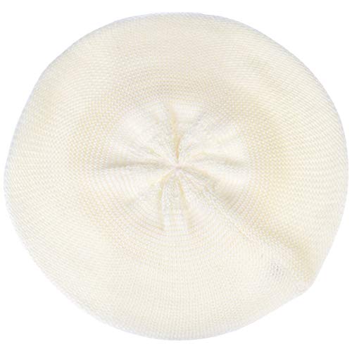 BYOS Chic French Style Lightweight Soft Slouchy Knit Beret Beanie Hat in Solid - color: 2-pack Off White & Black