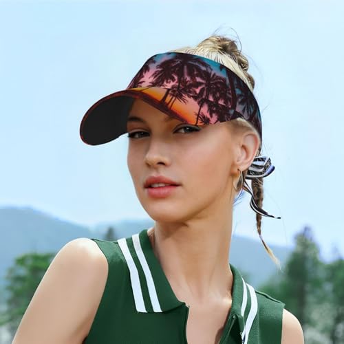 Gianlaima Funny Golf Sun Visor Hat for Women Men - color: Black20