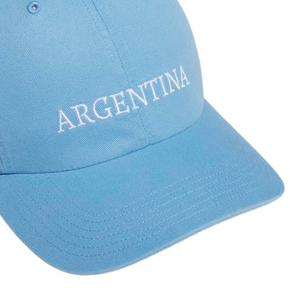adidas Men's Ultimate Hat Baseball Cap - color: Light Blue/White/Hazy Beige/Argentina