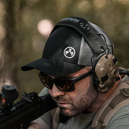 Magpul Trucker Hat Snap Back Baseball Cap, One Size Fits Most - color: Icon Black/Charcoal