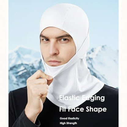 Ski Mask Balaclava Motorcycle Summer Face Mask Shiesty Mask for Men Women - color: A White + White