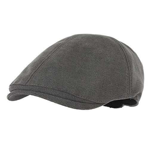 WITHMOONS Simple Newsboy Hat Flat Cap SL3026 - color: Gray, size: One Size