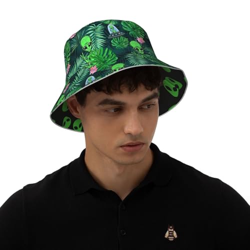 Bucket Hat Hat Reversible Fisherman Hats Double Sided Wearing Women Men - color: Black21