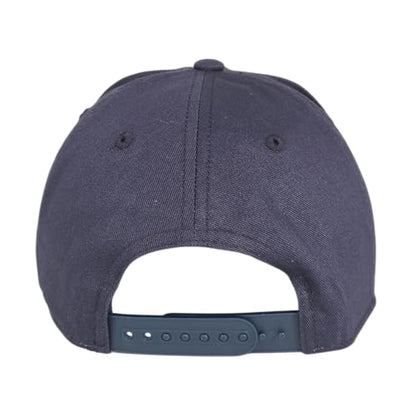E BY ELIDAN A-Frame Trucker Hat, 5-Panel Blank Snapback - color: Navy + White Rope