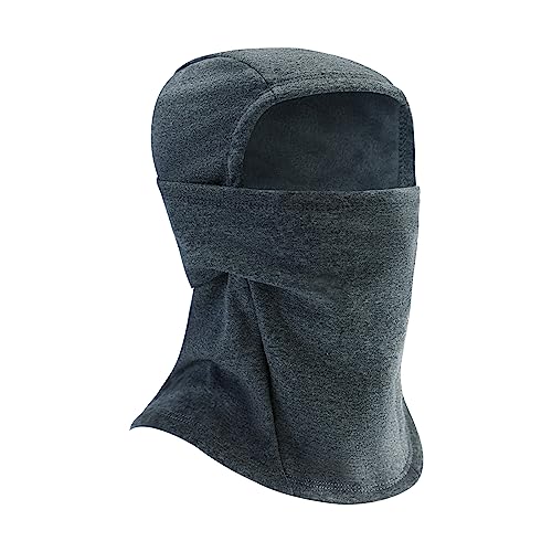 BAVST Toddler Boys Winter Balaclava Hat Windproof Kids Warm Ski Full Face Cover Baby Girls Cold Weather Snow Hat - color: A-dark Grey, size: 8-14 Years
