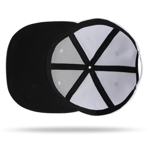 Christian Hats for Men Women - Cross Faith Flat Snapcback Hats - Religious Gifts for Thanksgiving Christmas - color: Grey/Cross Red