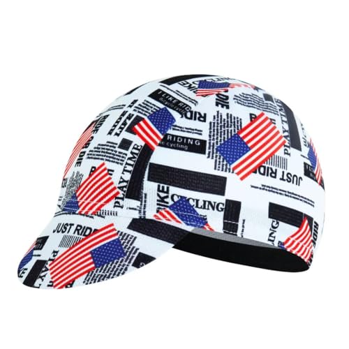 Cycling Cap for Man and Woman-Cycling Hat Under Helmet-Polyester Breathable Sweat Absorbent - color: Cou-2
