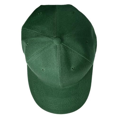 Falari Wholesale Bulk Lot 12-Pack Baseball Cap Adjustable Size Plain Blank Solid Color - color: Hunter Green