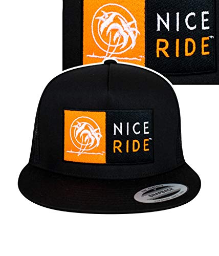 N-R Combo Classic 6006 Snapback Trucker Baseball Hat - color: Black