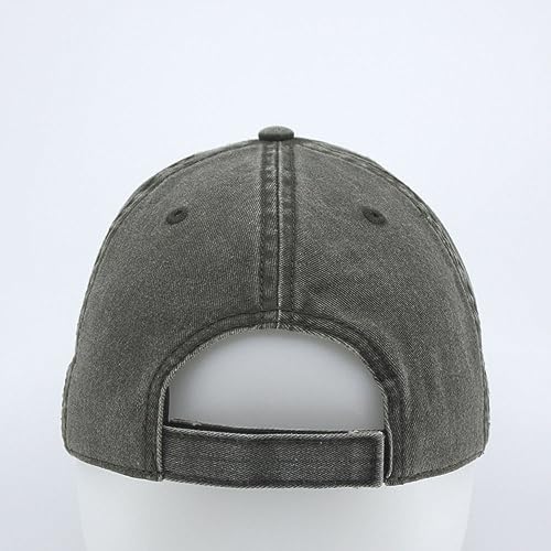 Plain Washed Cotton Adjustable 6 Panel Dad Hat Baseball Cap - color: Dark Olive Green