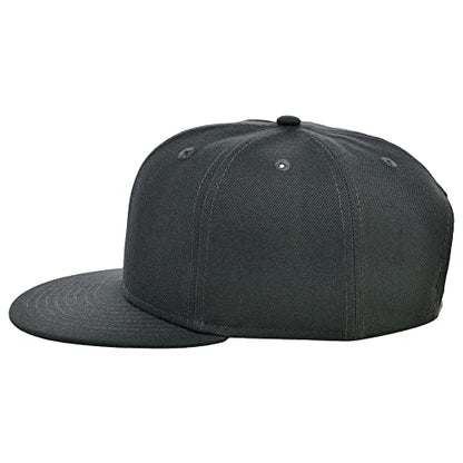 Lids Blank Dime Adjustable Snapback Hat - color: Charcoal