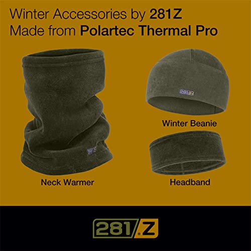 281Z Polartec Thermal Pro Winter Skull Cap - Military Tactical Outdoor Sport - Watch Cap Fleece Beanie (Moss Green) - size: Small