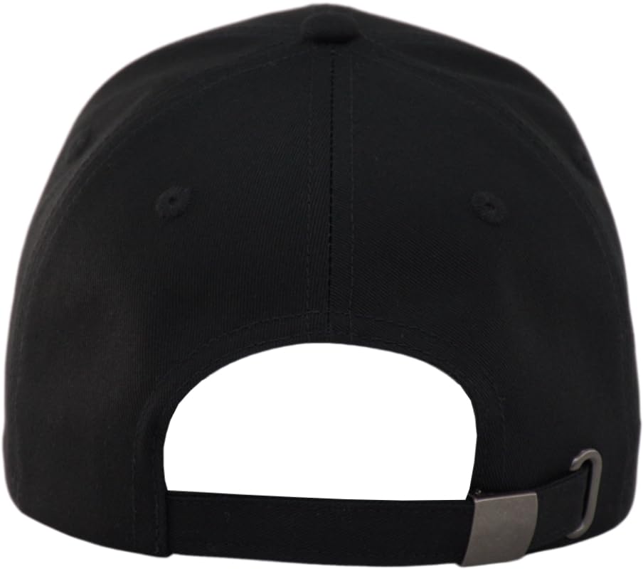 TSSGBL Classic Plain Baseball Cap, Small/M-L/XL-3XL Big Head Fit, Unisex Adjustable Cotton Structured Golf Dad Hat - color: C-black, size: Medium-Large