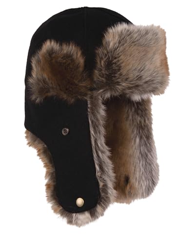 Stormy Kromer The Northwoods Trapper Hat - color: Black, size: Small