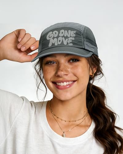 Clakllie Quick Dry 5 Panel Running Hat Breathable Mesh Hat Two-Tone Short Brim Hats Lightweight Baseball Cap Summer Sport Cap - color: Cdus-bssd2504-grey