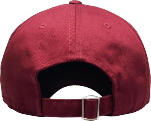 KBETHOS® Classic Washed Cotton Baseball Cap - color: Burgundy