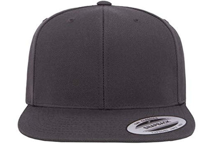 Flexfit Unisex Adult Yp Classics Premium Snapback Cap – 2-Tone - color: Dark Grey
