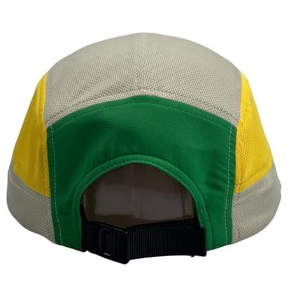 FASHIXD 5 Panel Hats for Men Baseball Cap Outdoor Sports Running Cap - color: Green/Grey