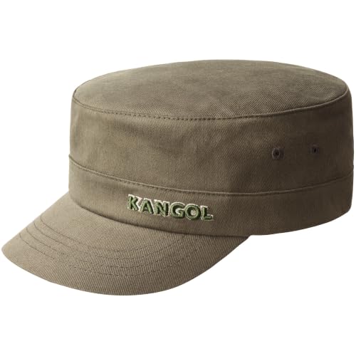 Kangol Cotton Twill Army Cap - color: Green, size: Small-Medium