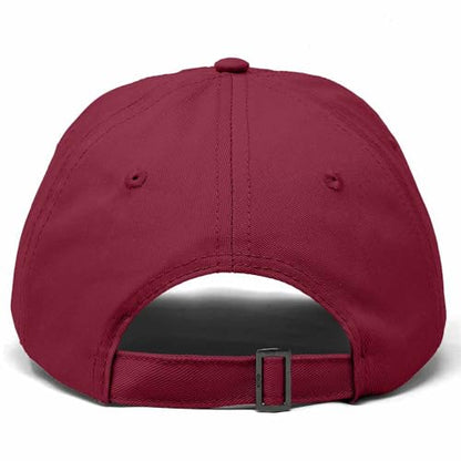Hand Drawn Heart Hat Womens Embroidered Baseball Cap - color: Maroon