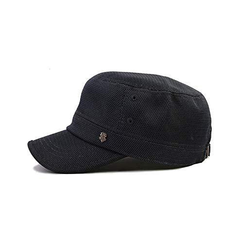 WITHMOONS Cadet Cap Original Military Adjustable Style Vintage Hat MAAC0787 - color: Charcoal