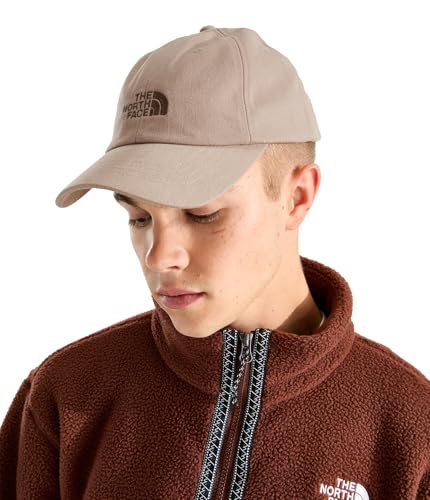The North Face Norm Baseball Hat | Shallow Fit Ball Cap with Embroidered Logo, Adjustable Strap Closure & Silver Buckle - color: Garnet