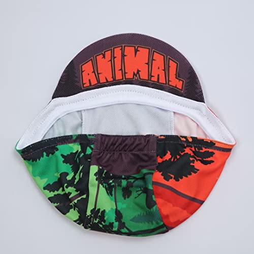 Funny Cycling Cap - Polyester Cartoon Cycling Hat-Under Helmet - Cycling Helmet Liner Breathable&Sweat Uptake - color: Aaa