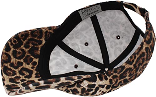 KBETHOS® Classic Washed Cotton Baseball Cap - color: Leopard