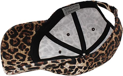 KBETHOS® Classic Washed Cotton Baseball Cap - color: Leopard