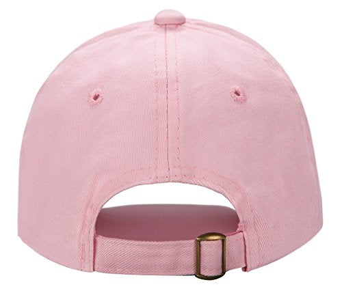 Edoneery Kids Baseball Hat, Adjustable Cotton Cap - color: Pink, style: 3-8 Years