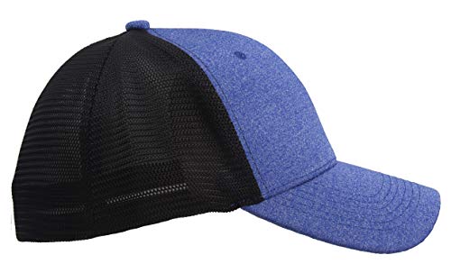 TOP HEADWEAR Heather Print Athletic Stretch Fit Baseball Hat
