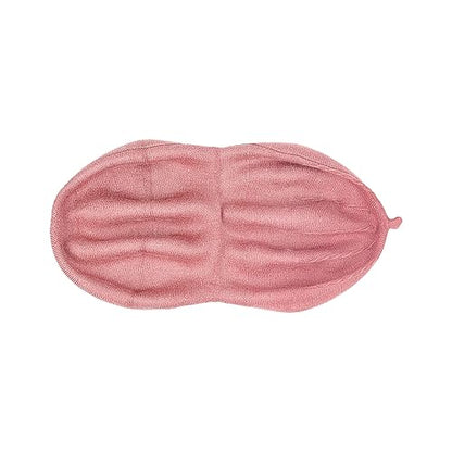 Gllutt Beret Hat French Style Stretchy Knitting Solid Color Both Side Usable - color: Dark Pink