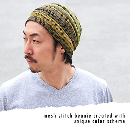 CHARM Men Summer Beanie Knit - color: Navy