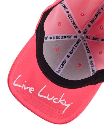 Black Clover Premium Flex Cap - color: 144 - (Raspberry/White), size: Small-Medium