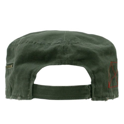 Rapiddominance Adjustable Patrol Cap with Zipper - color: Olive