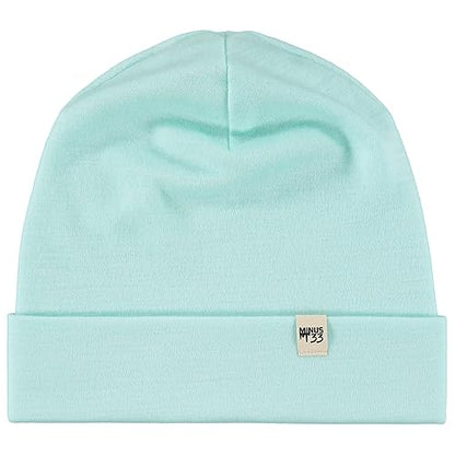 100% Merino Wool Cuff Beanie - Warm Winter Hat - Novelty Beanie - Toque - color: Mint Green