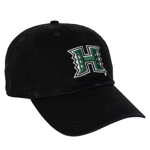 Desert Cactus University of Hawaii Embroidered Baseball Hat Cap - color: Black