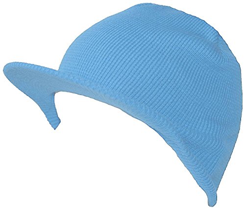 TOP HEADWEAR Winter Cuffless Beanie Visor - color: Light Blue