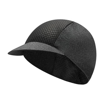 Cycling Cap for Men Women, Cooling Bike Hat with Sun Visor Summer Skull Cap Helmet Liner Bike Cap - color: Grey