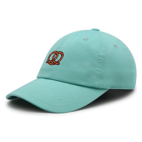 JPAK Pretzel Premium Dad Hat Embroidered Cotton Baseball Cap Snack - color: Mint