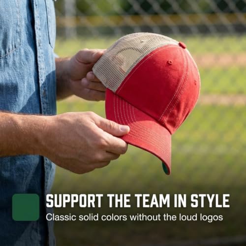47 Blank Trawler Clean Up Adjustable Red Snapback Cap