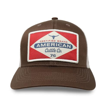 Billboard Adjustable Snapback Western Hat - color: Dark Chocolate/Brown