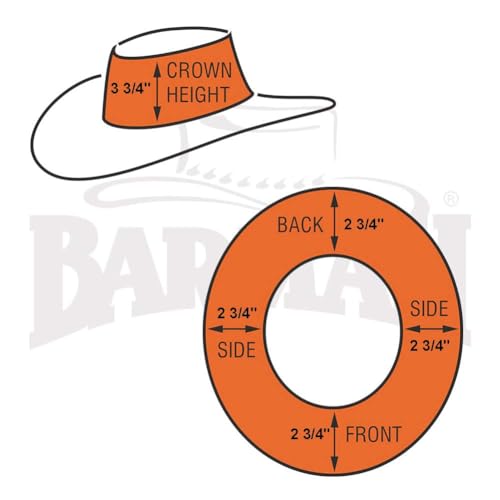 Foldaway Drover Hat in Rustic Cattle Leather by Barmah - color: Brown, size: Small