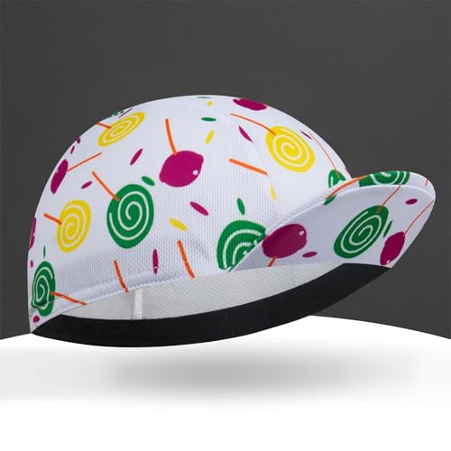 Cycling Cap with Sun Visor, Lightweight Polyester Bike Hat for Men & Women - color: Ck11
