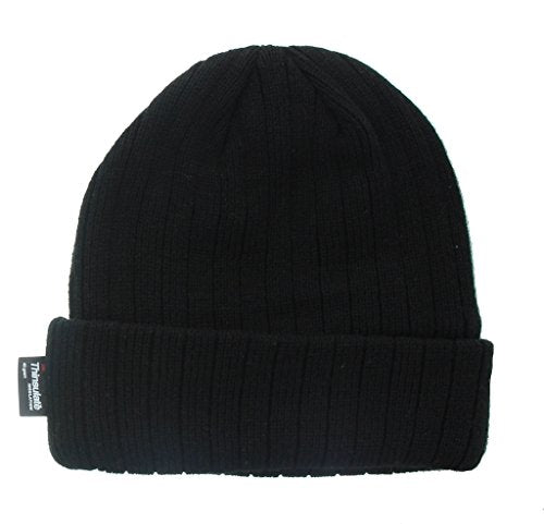 Milani Thinsulate 40 Gram Windchill Insulated Winter Cold Weather Beanie Skull Cap - color: Black