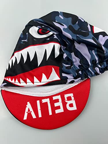 Funny Cycling Cap - Polyester Skull Cycling Hat-Under Helmet -Cartoon Cycling Helmet Liner Breathable&Sweat Uptake - color: D4