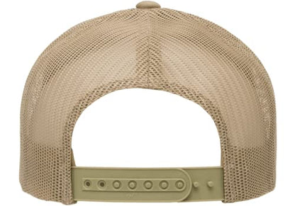 L2K Classics Plain Trucker Mesh Cap Baseball Cap - Mens Hats Trucker Hats for Men - color: Khaki