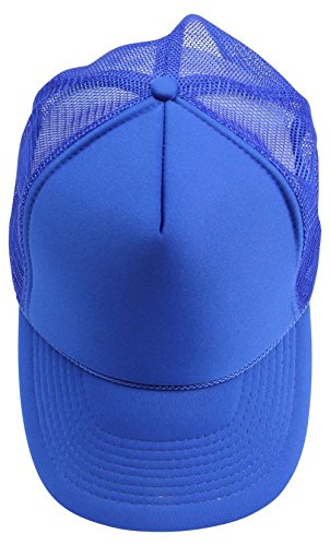 2 Packs Baseball Caps Blank Trucker Hats Summer Mesh Cap (2 FOR Price of 1) - color: Royal